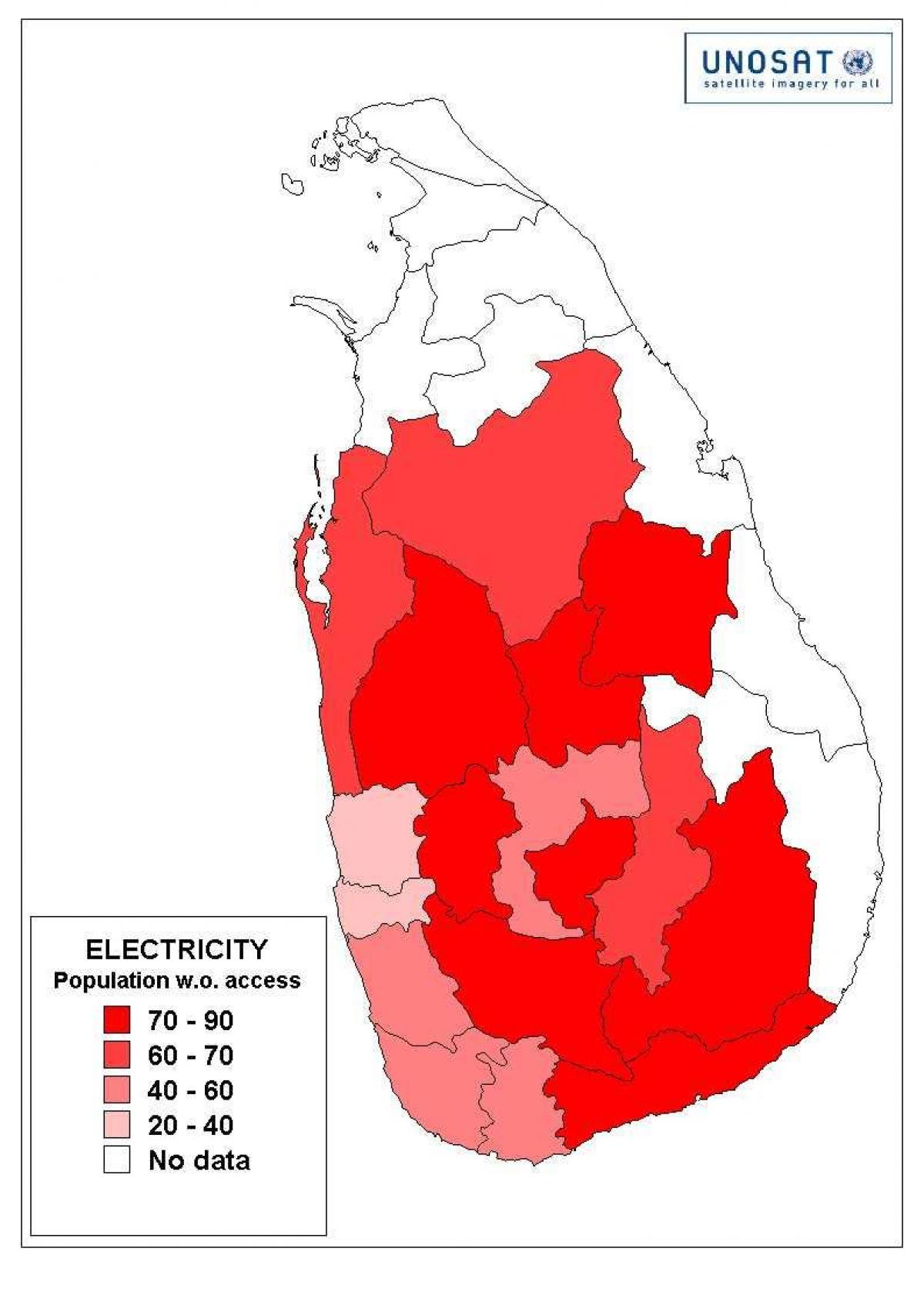 Population Sri-Lankaise carte