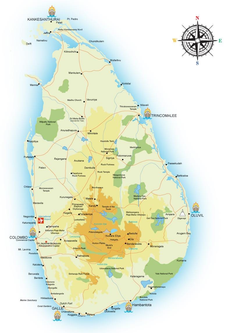 carte d'identité bureau Sri Lanka