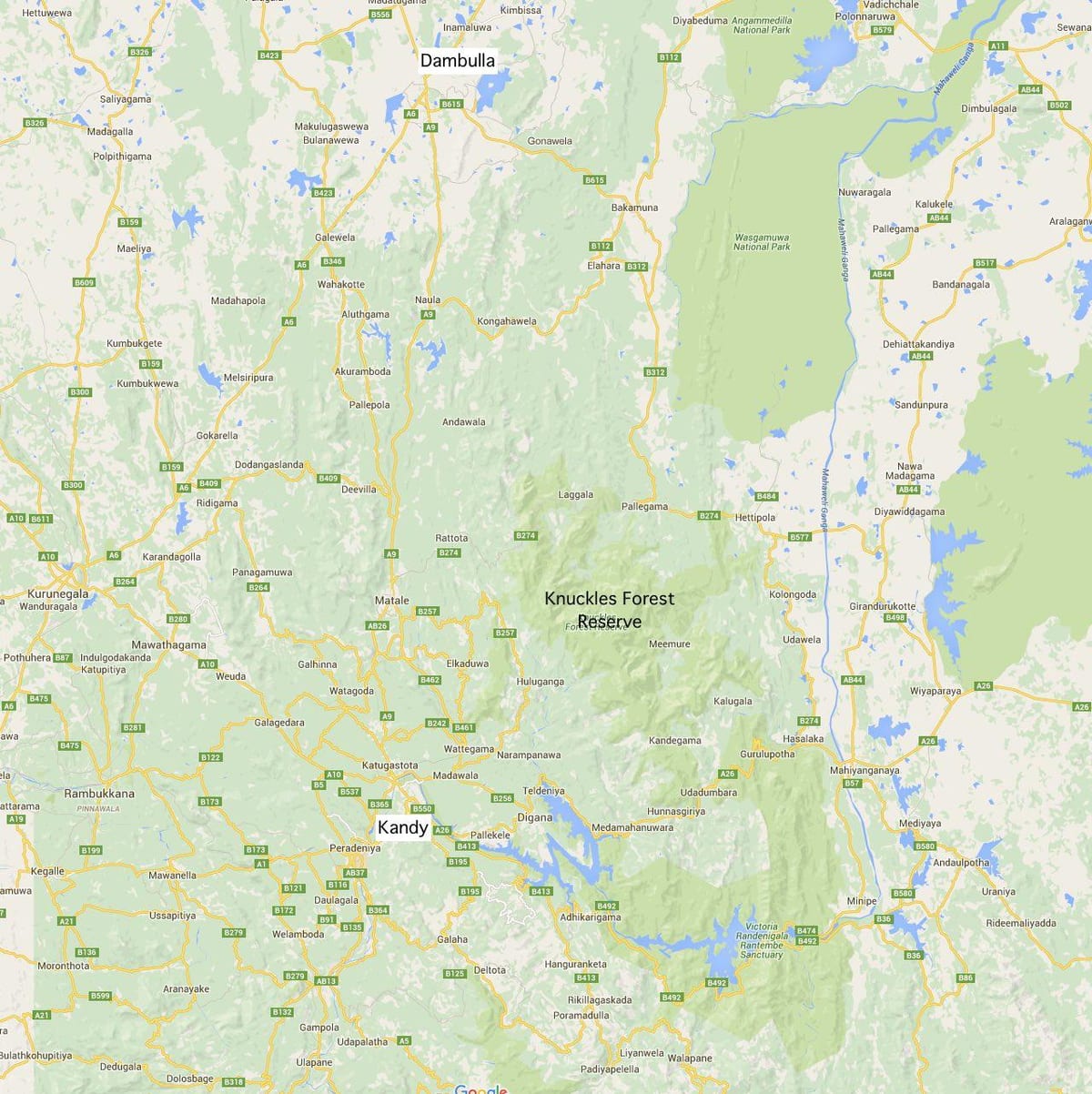 carte de knuckles Sri Lanka