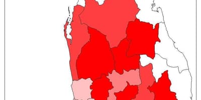 Population Sri-Lankaise carte