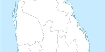 Carte de Sri Lanka nidan